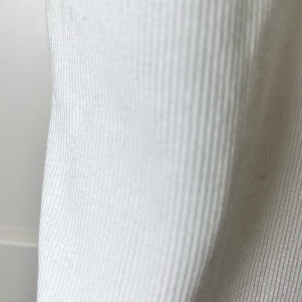Zara White Ribbed Tank Top Sleeveless Shirt Women’s Size Small S NWT - Picture 6 of 10